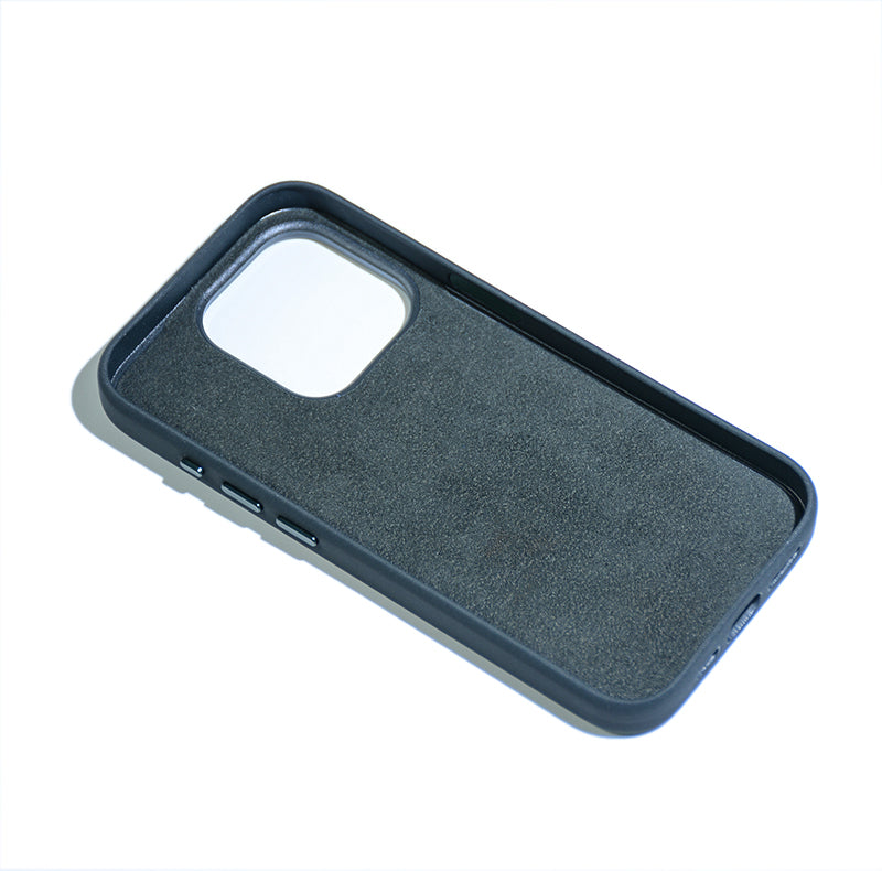 Apple iPhone 15 Pro Kılıf Mnc Mikro Fiber Mimoza Kapak-Kahverengi