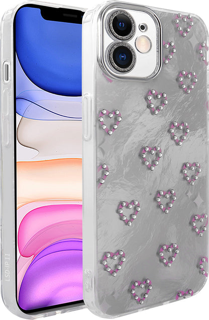 iPhone 11 Kılıf Kamera Korumalı Figürlü Mnc Ponti Silikon Kapak - Beyaz