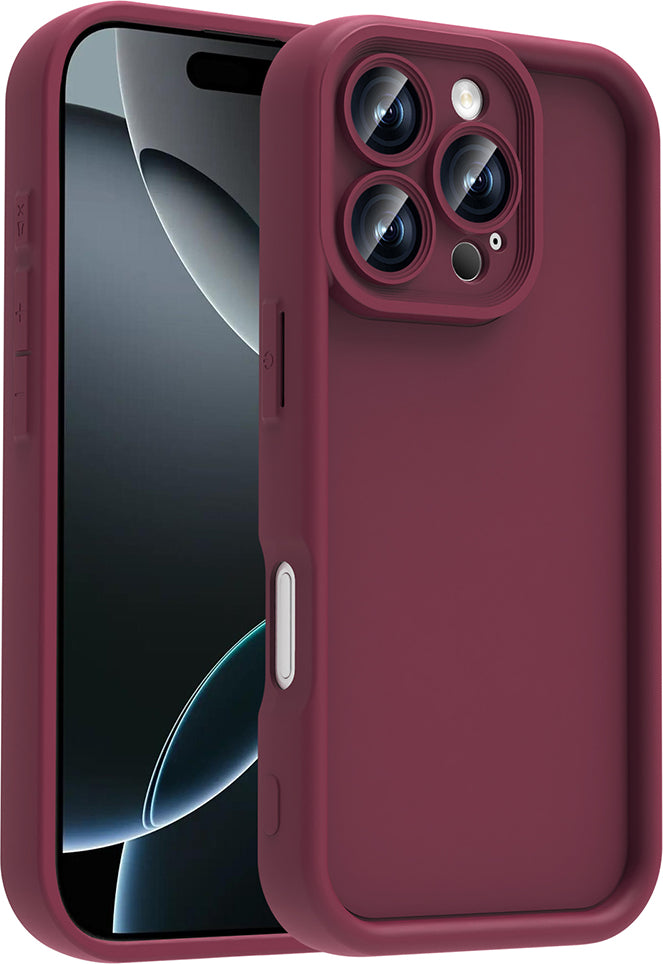 iPhone 16 Pro Kılıf Kamera Korumalı Mnc Ananas Kapak - Pembe