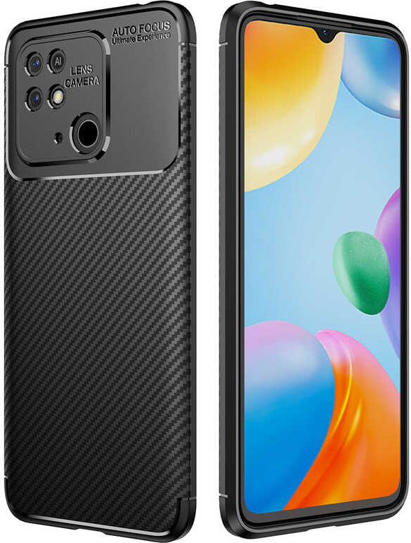 Xiaomi Redmi 10C Kılıf Mnc Negro Silikon Kapak-Siyah