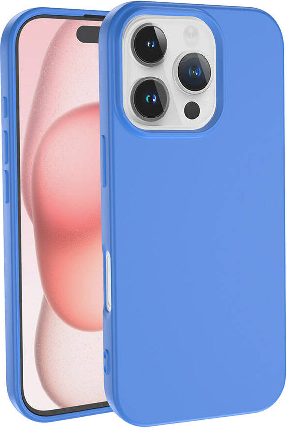 Apple iPhone 16 Pro Kılıf Mnc Lsr Laaakan Kapak-Mavi