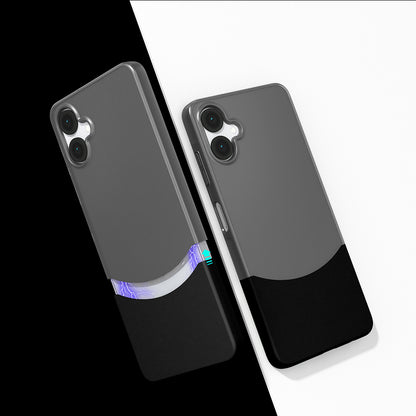 Galaxy A06 Kılıf Mıknatıslı Mnc Duble Kapak - Siyah