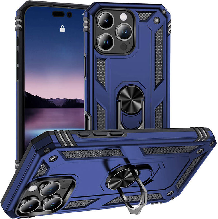 Apple iPhone 16 Pro Kılıf Mnc Vega Kapak-Mavi