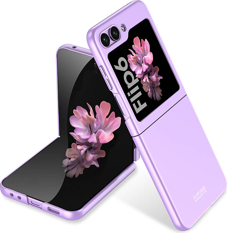 Galaxy Z Flip 6 Kılıf Mnc Sert Kıpta Kapak-Mor
