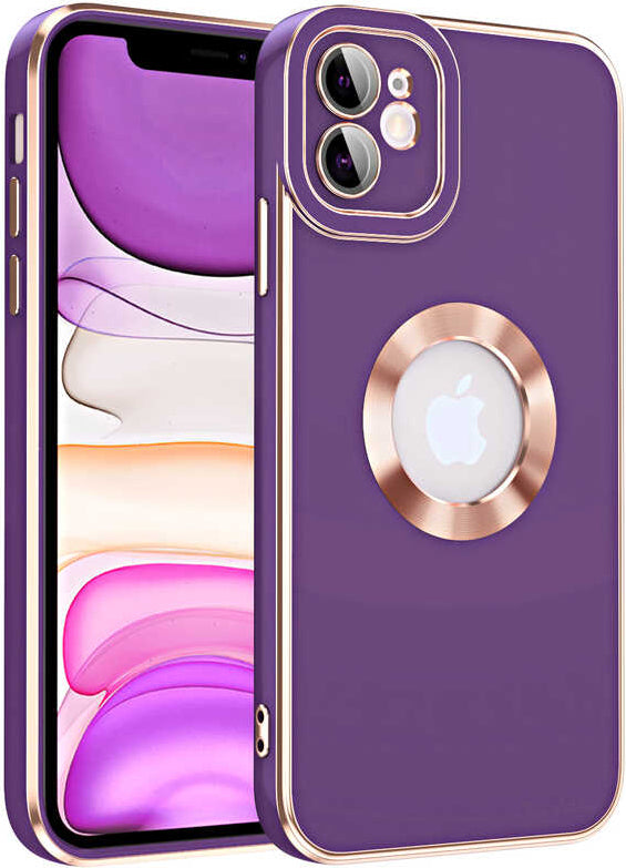 iPhone 12 Uyumlu Mnc Kongo Kapak-Koyu Mor