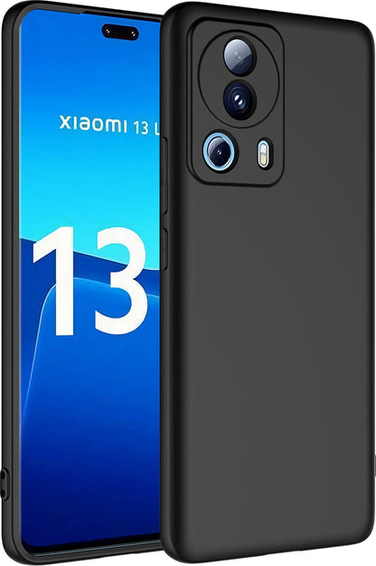 Xiaomi Mi 13 Lite Kılıf Mnc Mara Laaakan Kapak-Siyah