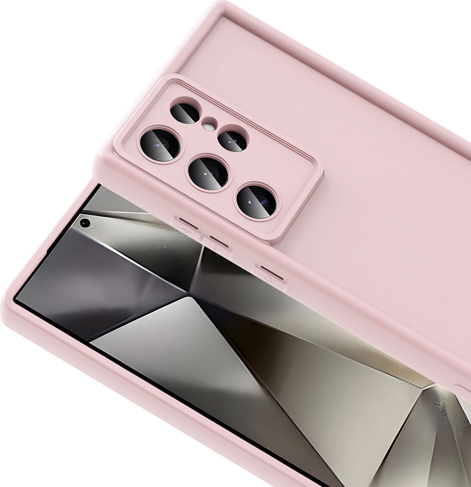 Galaxy S25 Ultra Kılıf Kamera Korumalı Mnc Ananas Kapak - Pembe