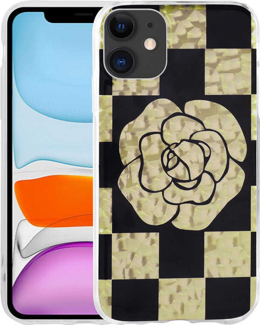 iPhone 11 Uyumlu Desenli Sert Mnc Elnov Kapak-No4