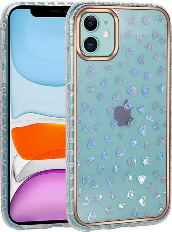 iPhone 11 Uyumlu Desenli Parlayan Transparan Mnc Avva KAPAK-NO10