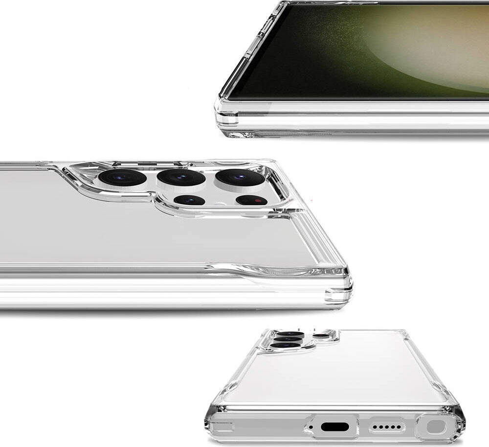 Galaxy S24 Ultra Kılıf Mnc T-Max Kapak-Renksiz