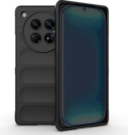 Infinix Zero 40 5g Kılıf Esnek Tpu Oyuklu Arka Yüzey Tasarımlı Mnc Etnik Silikon Kapak - Siyah
