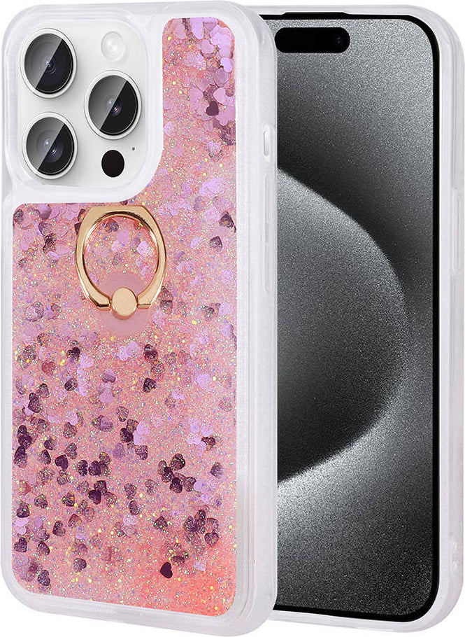 iPhone 15 Pro Uyumlu Mnc Milce Kapak-Pembe