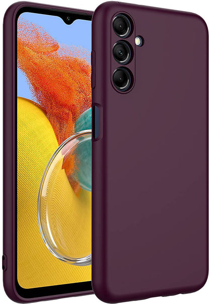 Galaxy A25 Kılıf Mnc Mara Laaakan Kapak-Koyu Mor
