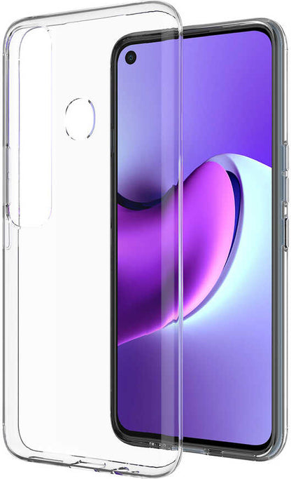 Tecno Spark 7 Pro Kılıf Mnc Süper Silikon Kapak-Renksiz
