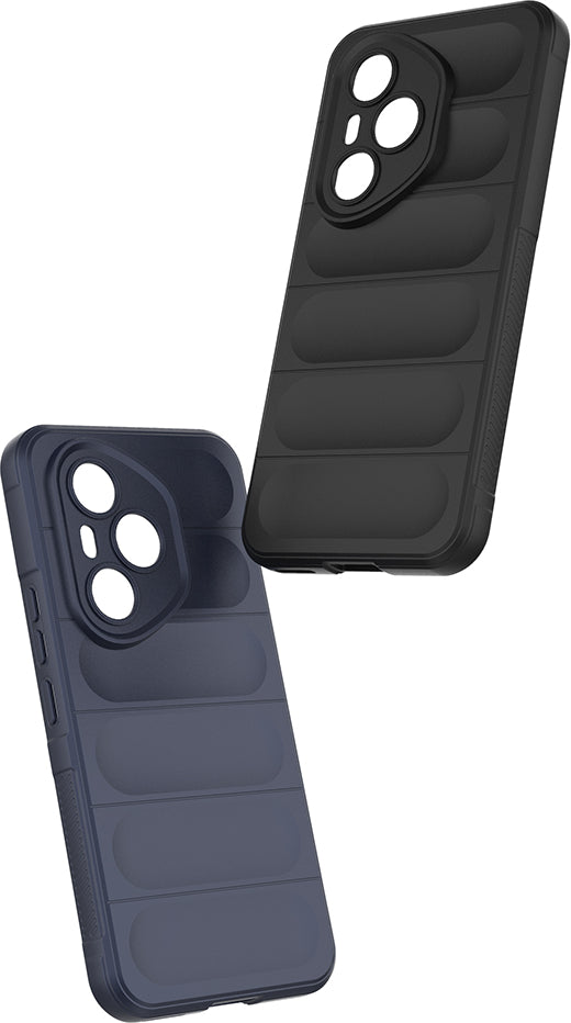 Honor 400 Pro Kılıf Esnek Tpu Oyuklu Arka Yüzey Tasarımlı Mnc Etnik Silikon Kapak - Siyah