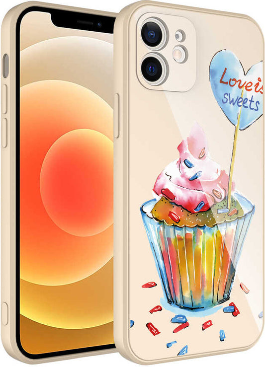 iPhone 11 Uyumlu Kamera Korumalı Desenli Sert Silikon Mnc Epoksi Kapak-No8