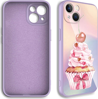 iPhone 13 Uyumlu Kamera Korumalı Desenli Sert Silikon Mnc Epoksi KAPAK-NO10