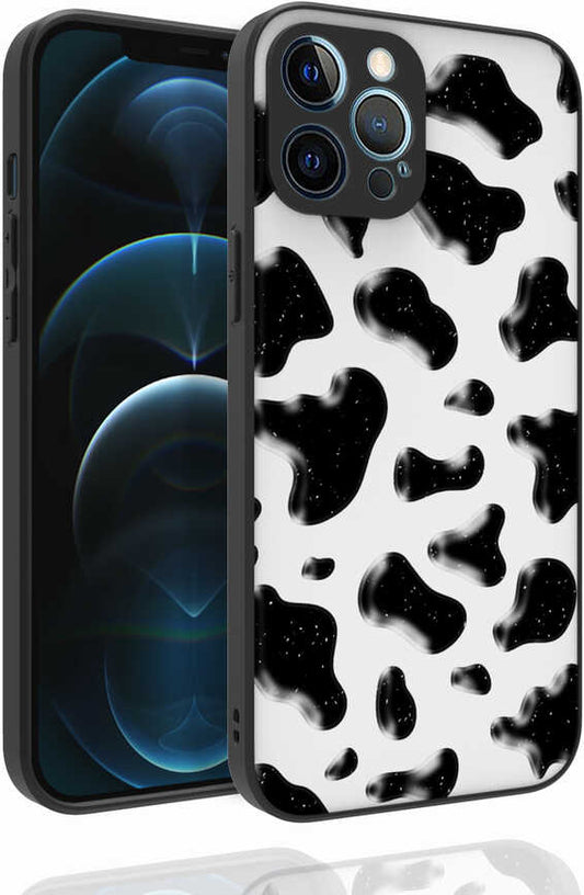 iPhone 12 Pro Max Uyumlu Desenli Kamera Korumalı Parlak Mnc Nora Kapak-No2