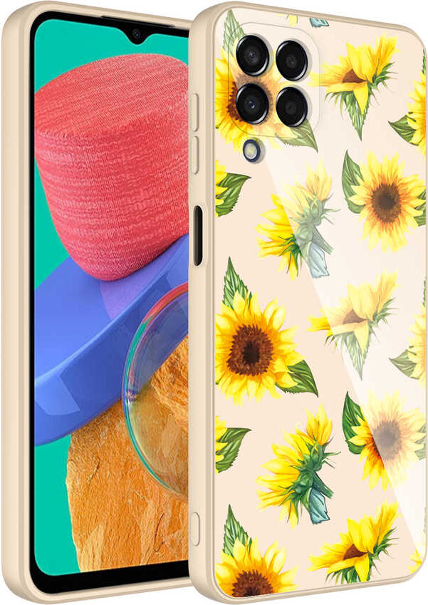 Galaxy M33 Kılıf Kamera Korumalı Desenli Sert Silikon Mnc Epoksi Kapak-No2