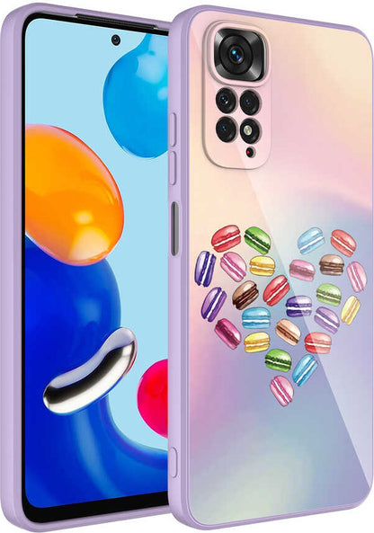 Xiaomi Redmi Note 11 Global Kılıf Kamera Korumalı Desenli Sert Silikon Mnc Epoksi Kapak-No1