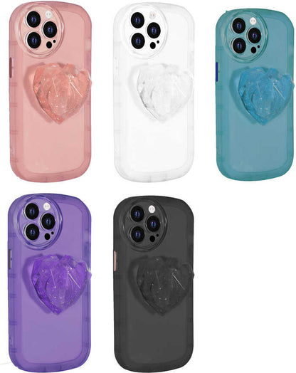iPhone 13 Pro Max Kılıf Kamera Korumalı Pop Soketli Renkli Mnc Ofro Kapak-Pembe