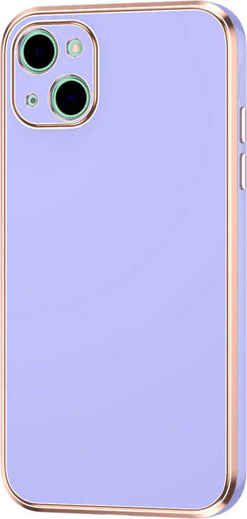 iPhone 13 Kılıf Mnc Bark Kapak-Mor