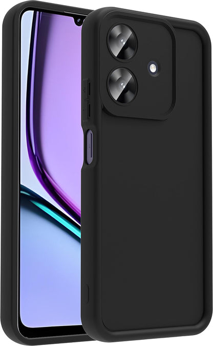 Realme Note 60 Kılıf Kamera Korumalı Mnc Ananas Kapak - Siyah