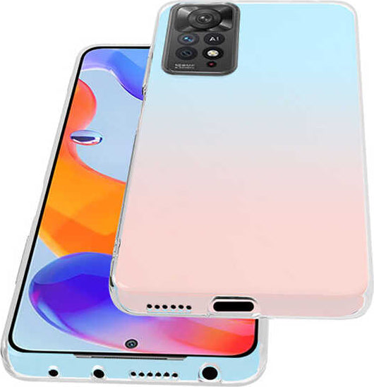Xiaomi Redmi Note 11 Pro 5g Kılıf Mnc Süper Silikon Kapak-Renksiz