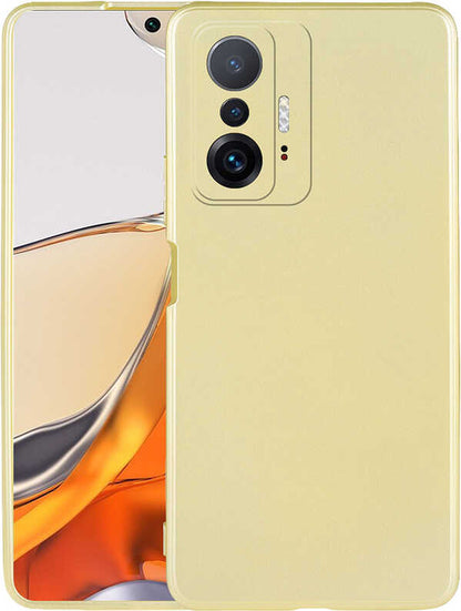 Xiaomi Mi 11T Pro 5g Kılıf Mnc Premier Silikon Kapak-Gold