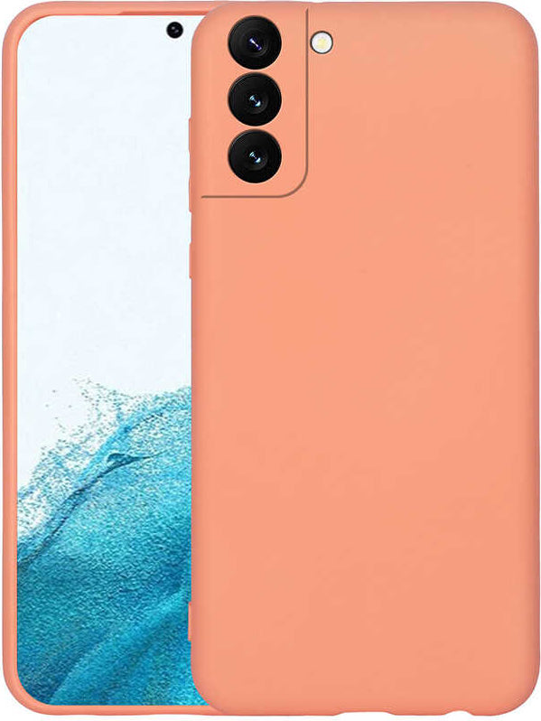 Galaxy S22 Plus Kılıf Mnc Mara Laaakan Kapak-Turuncu