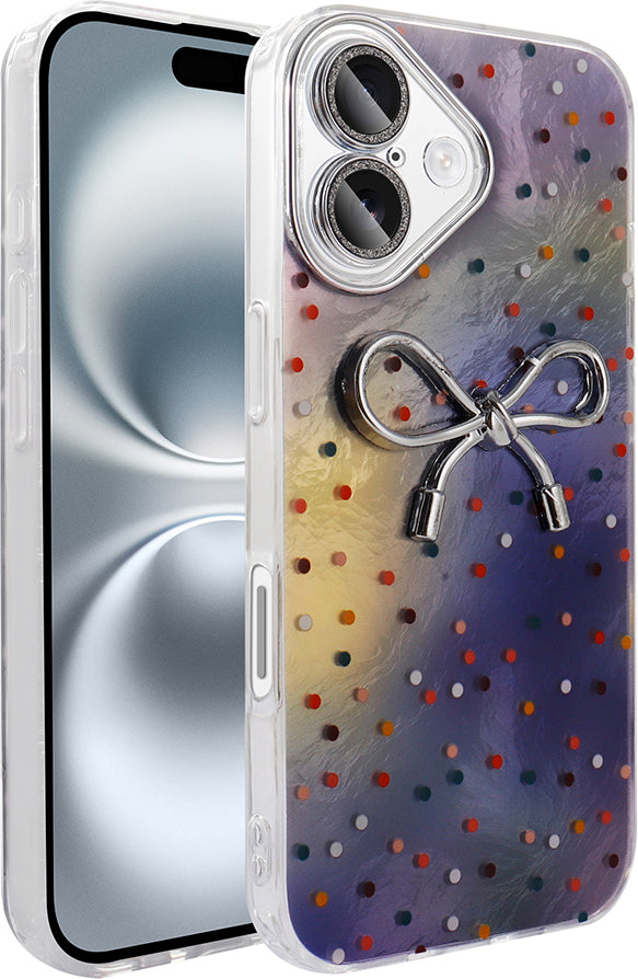 iPhone 16 Plus Kılıf Kamera Korumalı Figürlü Mnc Ponti Silikon Kapak - Açık Mavi