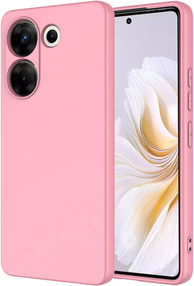 Tecno Camon 20 Pro 4g Kılıf Mnc Mara Laaakan Kapak-Pembe