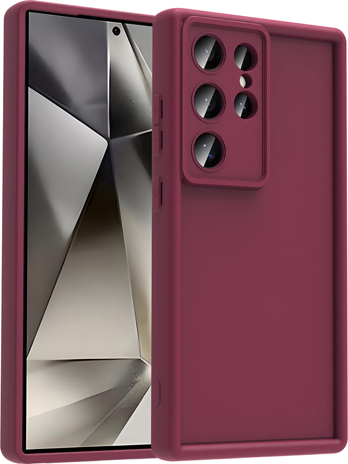 Galaxy S25 Ultra Kılıf Kamera Korumalı Mnc Ananas Kapak - Mürdüm