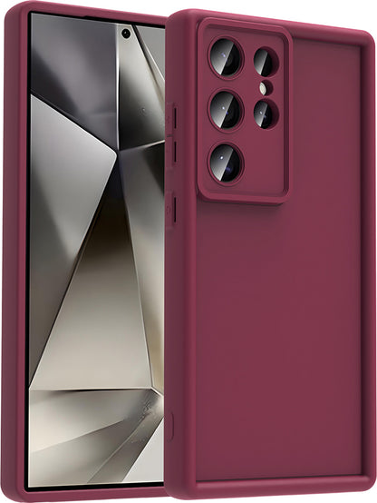 Galaxy S25 Ultra Kılıf Kamera Korumalı Mnc Ananas Kapak - Mürdüm