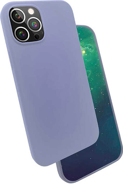 iPhone 12 Pro Uyumlu Mnc Silk Silikon-Lila