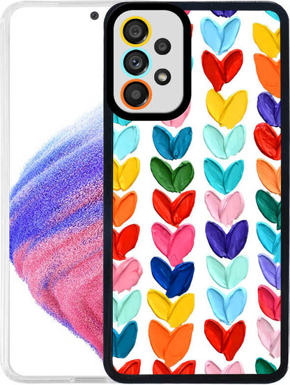 Galaxy A33 5g Kılıf Mnc M-Fit Desenli Kapak-Heart No6