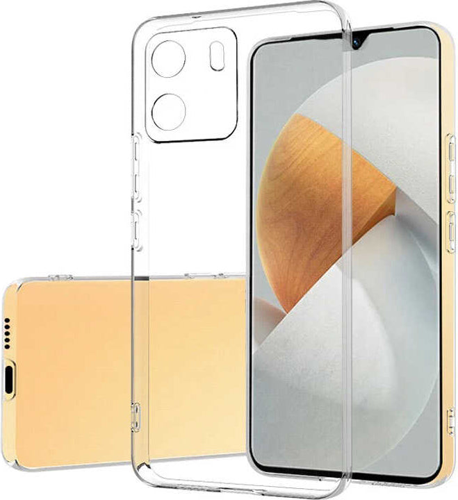 Vivo Y15S Kılıf Mnc Kamera Korumalı Süper Silikon Kapak-Renksiz