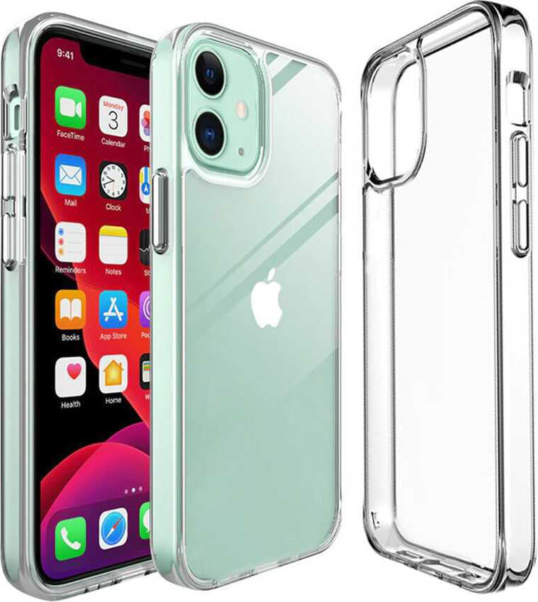 iPhone 12 Mini Uyumlu Mnc Imax Silikon-Siyah
