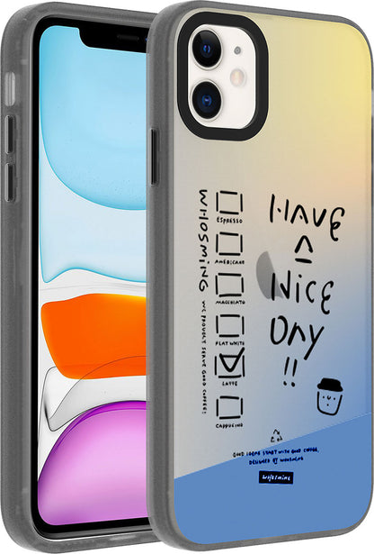 iPhone 12 Pro Uyumlu Desenli Mnc Dragon Sert Kapak-Gezegen