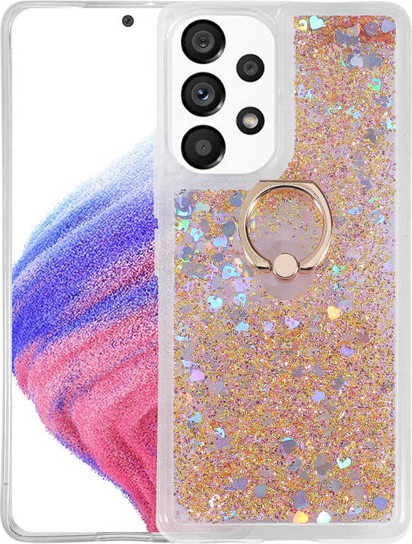 Galaxy A53 5g Kılıf Mnc Milce Kapak-Gold