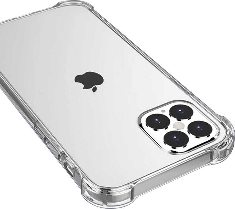 iPhone 12 Pro Max Uyumlu Mnc Nitro Anti Shock Silikon-Renksiz