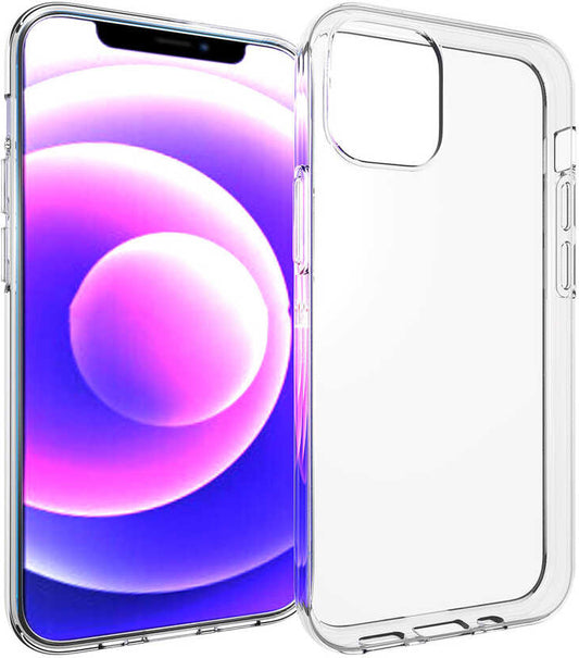 Apple iPhone 15 Plus Kılıf Mnc Süper Silikon Kapak-Renksiz