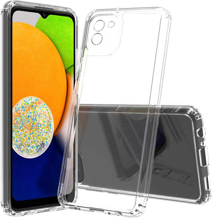 Galaxy A03 Kılıf Mnc 2mm Anti Shock Silikon-Renksiz