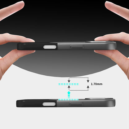 iPhone 16 Kılıf M-Safe Şarj Özellikli Mıknatıslı Mnc Duble Kapak - Gri