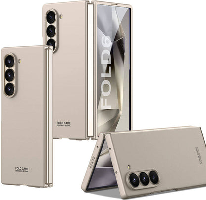 Galaxy Z Fold 6 Kılıf Mnc Sert Kıpta Kapak-Titanyum-Gri