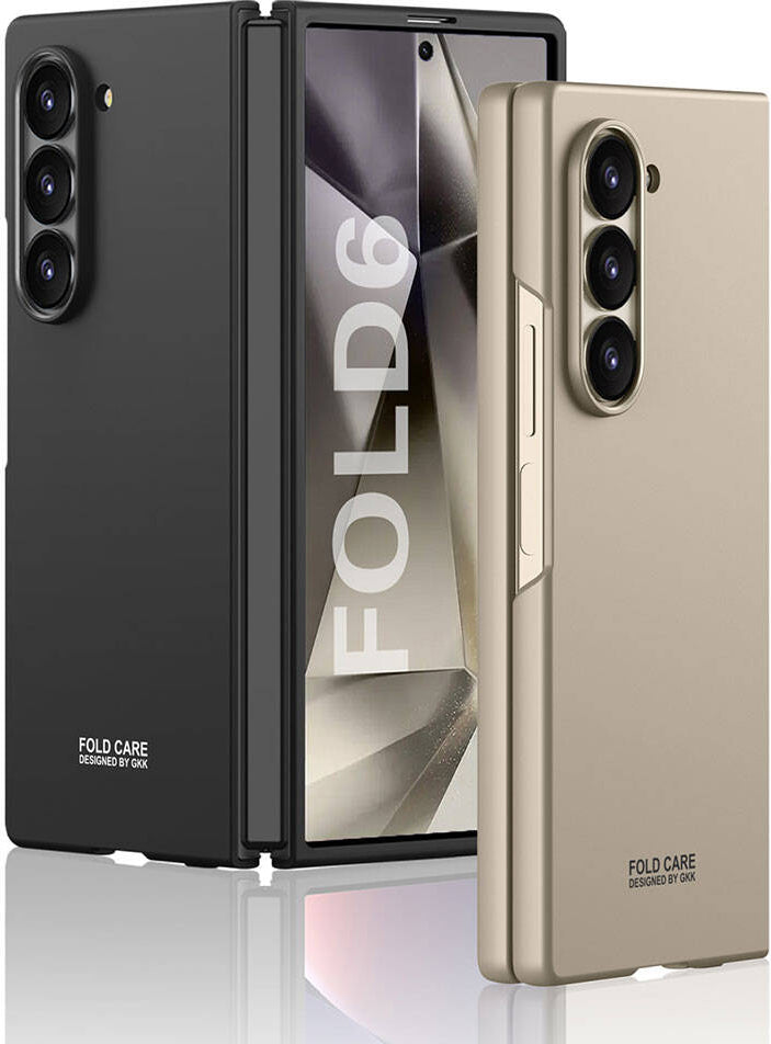 Galaxy Z Fold 6 Kılıf Mnc Sert Kıpta Kapak-Titanyum-Gri