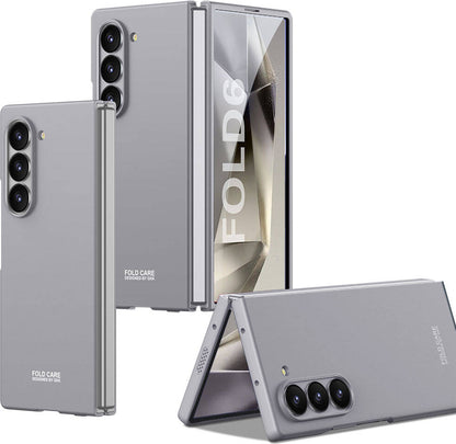 Galaxy Z Fold 6 Kılıf Mnc Sert Kıpta Kapak-Gri