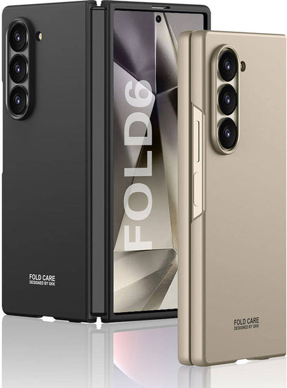 Galaxy Z Fold 6 Kılıf Mnc Sert Kıpta Kapak-Gri