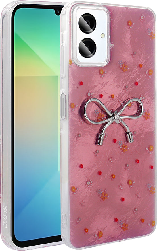 Galaxy A06 Kılıf Kamera Korumalı Figürlü Mnc Ponti Silikon Kapak - Lila
