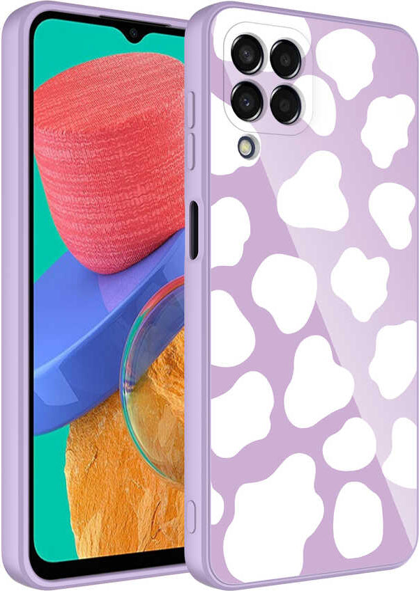 Galaxy M33 Kılıf Kamera Korumalı Desenli Sert Silikon Mnc Epoksi Kapak-No6